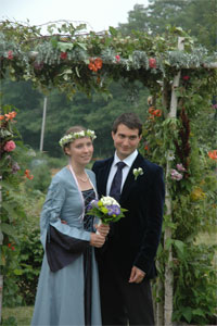 Greg and Laura at the Arbor