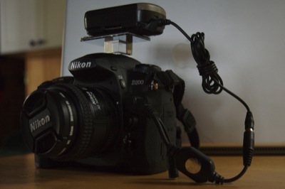 Nikon D200 with attached GPS