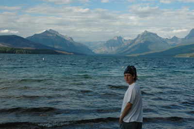 Road Trip 2004: Greg at Glacier National Park